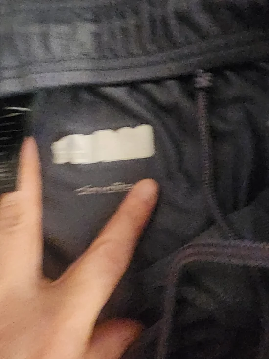 Adidas Men’s Gray Athletic Shorts with White Stripes - Picture 5 of 5